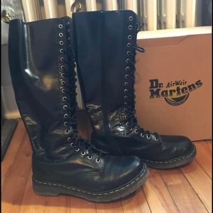 Dr. Martens tall boots. Leather. Size 10 Women.